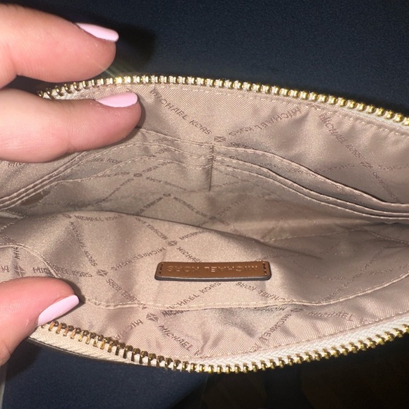 Michael Kors Blue and Yellow Floral Clutch - Picture 3 of 4